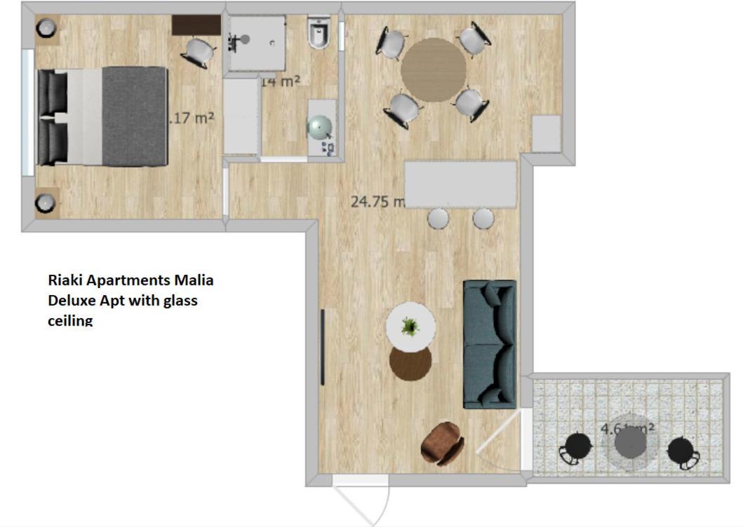 Riaki Apts Mália Kültér fotó